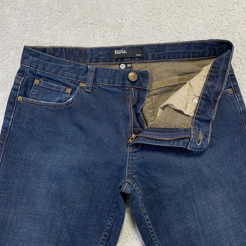 BDG‎ Bootcut Jeans Mens Size 32x30 Dark Wash Denim Navy Casual Rodeo Cowboy